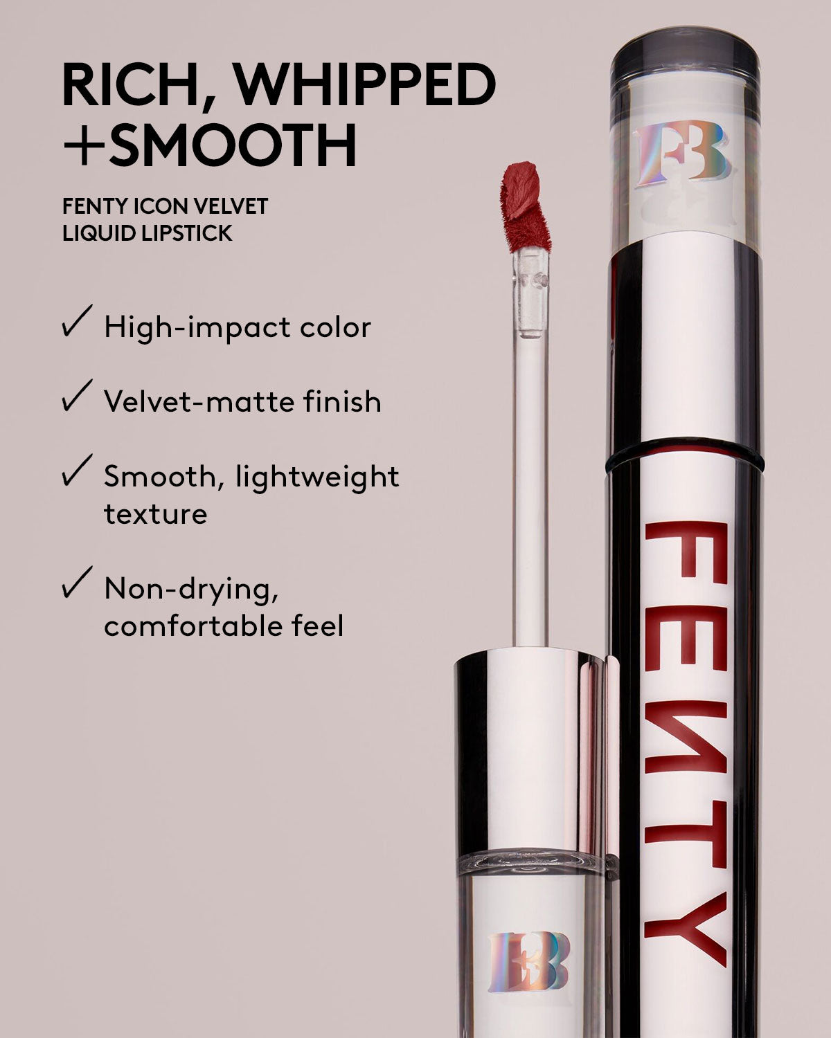 Fenty Icon Velvet Liquid Lipstick ¡ª Pink Limo'scene
