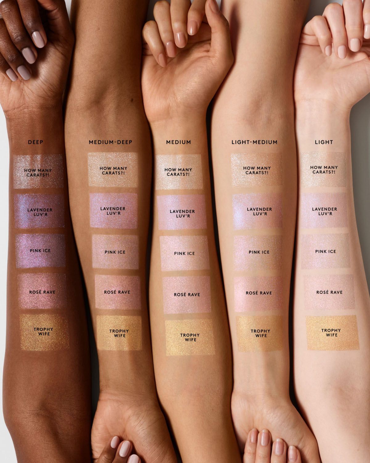 Diamond Bomb All-Over Diamond Veil ¡ª Pink Ice