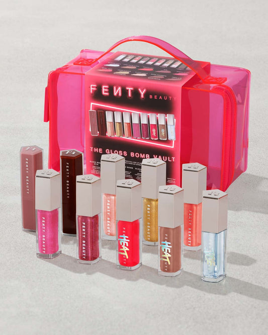 The Gloss Bomb Vault 10-Piece Full-Size Lip Set